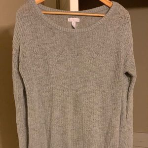 Grey knitted Nordstrom sweater